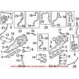 Audi Engine Coolant Hose - Driver Side 079145909H